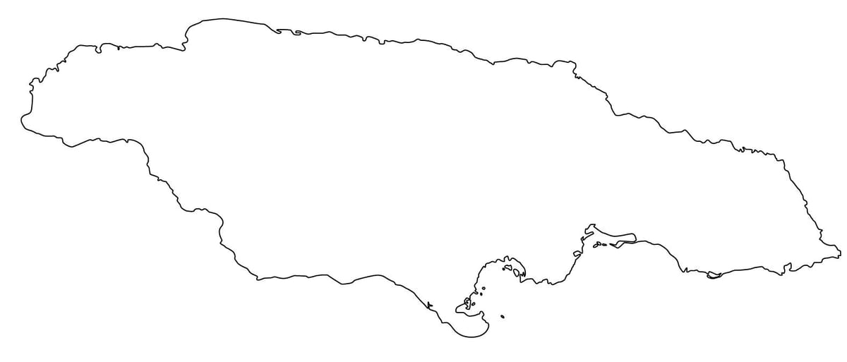 Карта эскіза Ямайка