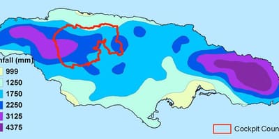 Карта клімат Ямайкі